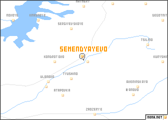 map of Semendyayevo