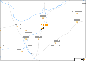map of Seméné