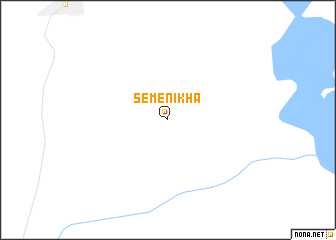 map of Semënikha