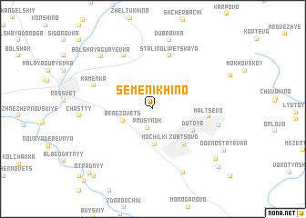 map of Semenikhino