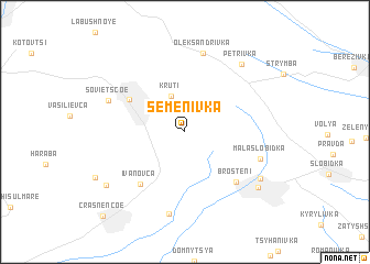 map of Semenivka