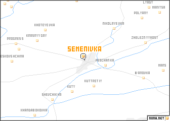 map of Semenivka