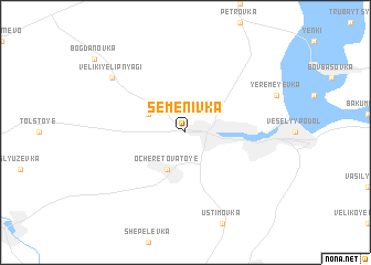 map of Semenivka