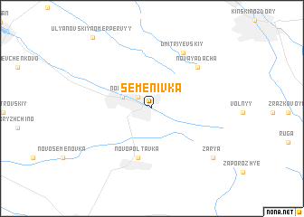 map of Semenivka
