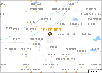 map of Semënkino