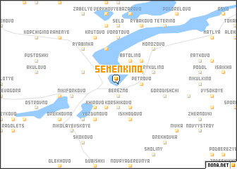 map of Semënkino