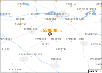 map of Semenki