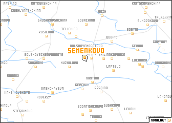 map of Semënkovo