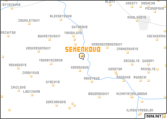 map of Semënkovo