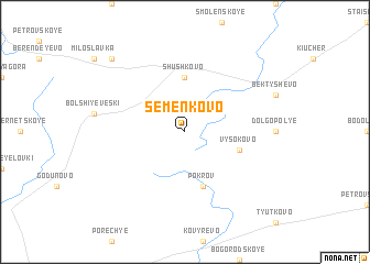 map of Semënkovo