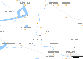 map of Semënkovo