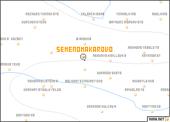 map of Semeno-Makarovo