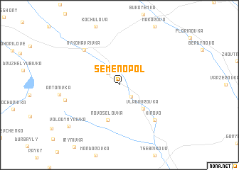 map of Semenopolʼ