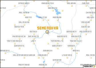 map of Semenovka