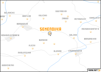 map of Semenovka