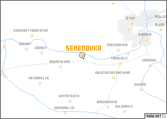 map of Semenovka