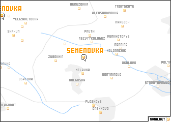 map of Semënovka