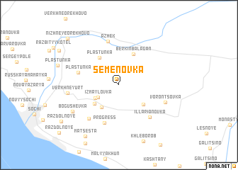 map of Semenovka