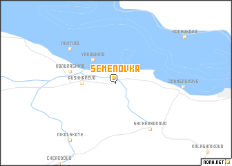 map of Semënovka