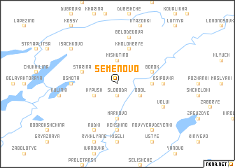 map of Semënovo