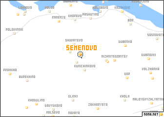 map of Semënovo