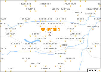 map of Semënovo