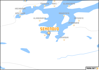 map of Semënovo