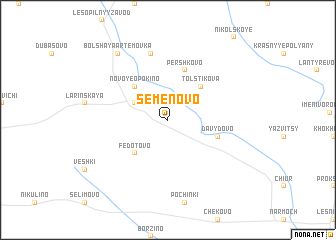 map of Semënovo