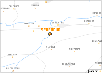map of Semënovo