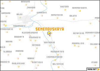 map of Semënovskaya