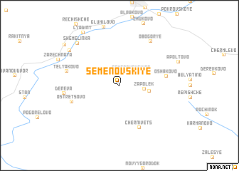 map of Semënovskiye