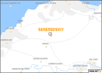 map of Semënovskiy