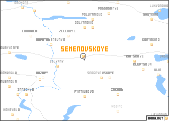 map of Semënovskoye