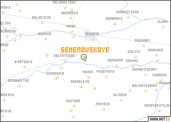 map of Semënovskoye