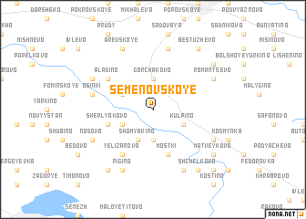 map of Semënovskoye