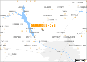 map of Semënovskoye