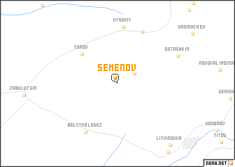 map of Semënov