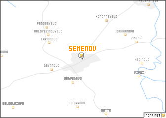 map of Semënov
