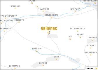 map of Semensk