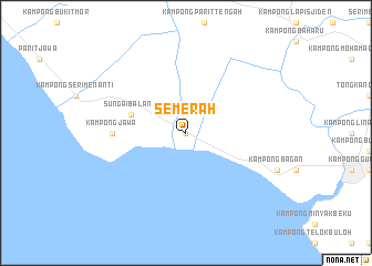 map of Semerah