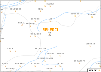 map of Semerci