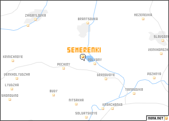 map of Semerenʼki