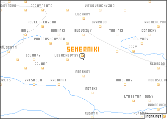 map of Semerniki