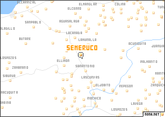 map of Semeruco