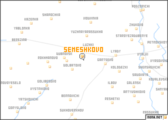 map of Semeshkovo