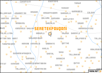 map of Sémétek Fawqānī