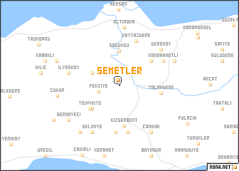 map of Semetler
