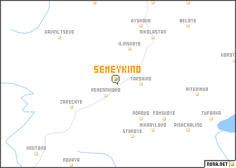 map of Semeykino