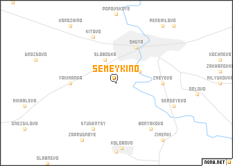 map of Semeykino