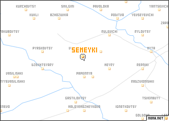 map of Semeyki